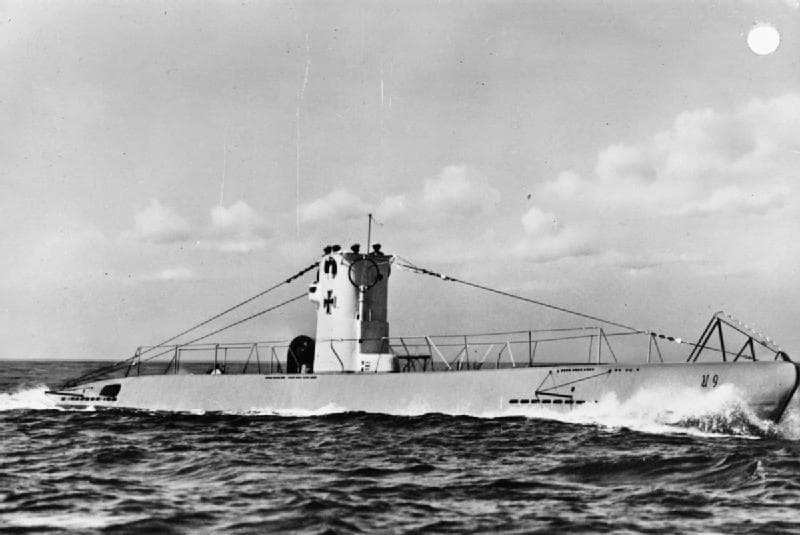 A Type IIB U-boat similar to U-23